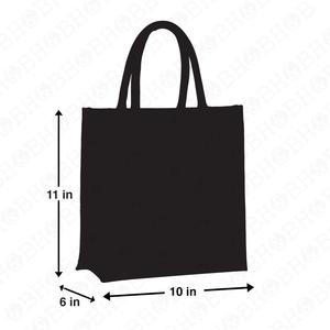 <b>Linen</b> Printed Jute <b>Bags</b> Large Size Handmade Sacks Rectangle Shape With Handles Shopping Gifts Wedding Parties Elegant <b>Bags</b> - Product Image 5