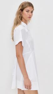 Vestido Largo de Verano Personalizado OEM, Manga Corta, para Mujer, 100% Algodón, Color Sólido, Forro de Algodón Formal, Estilo Casual, Sexy y Sencillo, para Otoño - Product Image 2