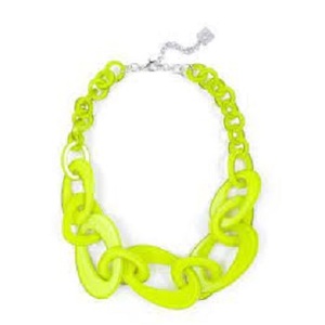 Collar Grueso de Estilo Punk con Mezcla de Colores, Collar de Cadena de Resina, Joyería de Fiesta, Hip Hop, Acrílico Grande y Largo, 1 Pieza - Product Image 4