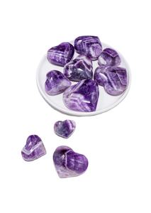 Coeur onyx en pierre bleue naturelle, presse-papier en forme de coeur, marbre onyx vintage - Product Image 3