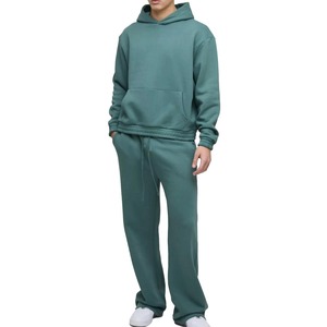 Survêtement ample de haute qualité en coton respirant pour homme – Collection automne, style décontracté, uni, en molleton technique pour le sport et le jogging - Product Image 4