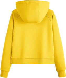 Sudadera con capucha de lana de gran tamaño para mujer de alta calidad 2025, sudadera con logotipo personalizado de bolsillo de canguro, Sudadera con capucha de temporada de otoño - Product Image 2