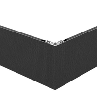 Écran LED publicitaire d'extérieur fixe à angle droit 90 degrés P2.976 P3.91, panneau d'affichage LED 3D