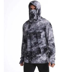 Upf50+ Clothes Long Sleeve Quick Dry Breathable Hooded Uv Protection Custom Sublimation - Product Image 5