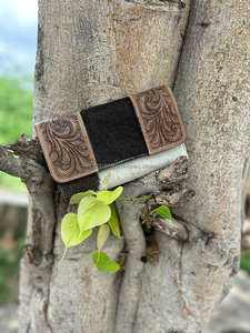 กระเป๋าสตางค์หนังวัวแท้สำหรับผู้หญิง - Product Image 4