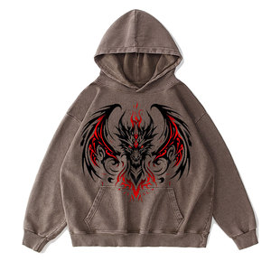 Sweat-shirt à capuche léger uni pour homme, tissu respirant, coupe décontractée, pour le sport et le streetwear, usine OEM 2026 - Product Image 2