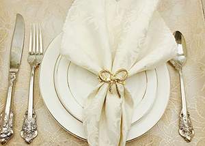 Anneaux personnalisés à la mode pour serviette fournitures en gros anneaux de serviette en métal meilleure vente bonne qualité anneau de serviette en tissu décoratif - Product Image 5