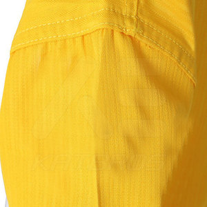 Uniforme de Taekwondo Amarillo AE para Adultos, Ropa de Artes Marciales de Algodón, Cinturón Blanco, Transpirable, de Secado Rápido, Duradero, Corte Regular, Unisex, para Práctica - Product Image 6
