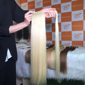 Cabello humano de alta calidad, cola de poni Natural, liso, 100% vietnamita, precio al por mayor - Product Image 4