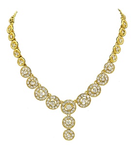 Alex Jewellery -Mosinite Diamonds Necklace - Product Image 4