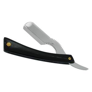 Maquinilla de afeitar de acero inoxidable portátil personalizada 2025 para hombres, cuchillas de un solo filo de alta seguridad, mango de madera, uso facial y corporal - Product Image 5