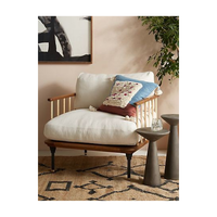 Mobilier d'extérieur Vintage Vietnam High Nouvelle chaise longue en rotin bois Chaise en rotin Chaise en rotin Chaise en osier Vente en gros cadre en bois massif