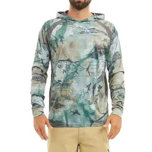 เสื้อฮู้ดสวมหัวตกปลาโพลีเอสเตอร์100% ผ้าซับเหงื่อออกแบบมาเพื่อความสบายตลอดทั้งวัน - Product Image 3