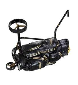 New Jucads 2.0 Carbon Electric Golf Cart with Lithium Battery Push Function Travel Specials Golf <b>Trolleys</b> - Product Image 2