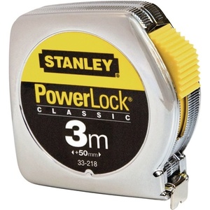 STANLEY Pocket Tape Measure with PowerLock 3m Length 12.7mm Width EC II Metal Clip Loose MM/CM <b>Measuring</b> <b>Tool</b> - Product Image 3
