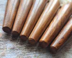 Ensemble d'aiguilles à crochet en bois naturel, légères et ergonomiques - Product Image 4