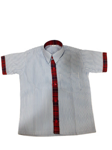 Camisetas de uniforme escolar con logotipo personalizado unisex con bolsillo modelo de lujo de alta calidad al por mayor - Product Image 5