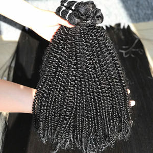 Vietnam Usine Haute Qualité Crépus Bouclés Extensions de Cheveux Humains Style Vague de Corps Trame Bundles Type de Cheveux Chinois - Product Image 2