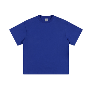 เสื้อยืดแขนครึ่งคอวีลำลองผ้าสักหลาดคอวีสำหรับผู้ชายผ้าคอตตอน100% 220กรัมเป็นมิตรกับสิ่งแวดล้อม - Product Image 1