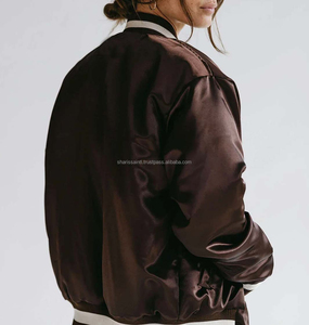 Chaqueta Deportiva de Béisbol Varsity de Satén para Mujer, Estilo Letterman, Tallas Grandes, Venta Caliente, Alta Calidad - Product Image 6