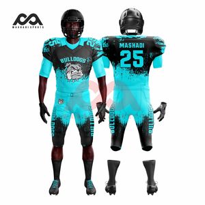 Uniformes personnalisés de football américain pour hommes pour les clubs d'équipe Fabricant en gros d'uniformes de football américain - Product Image 1
