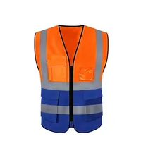 Gilet de sécurité haute visibilité réfléchissant respirant, classe 1 ANSI, imperméable, avec logo personnalisé pour la construction industrielle