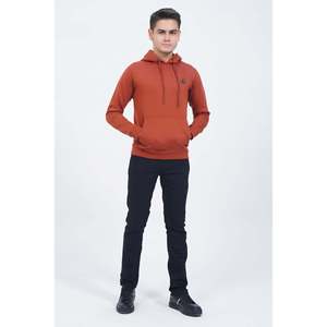 Custom logo Men's Winter French Terry Hoodie Zipper Closure XS Size Anti-Wrinkle Anti-Shrink Custom Label Screen <b>Printed</b> - Product Image 4