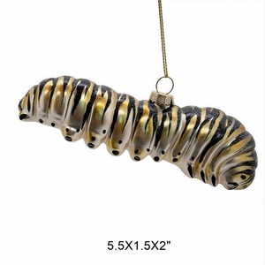 Adornos Navideños de Cristal Italiano Pintados a Mano, Figuras Clásicas a Todo Color de Naturaleza y Jardín, Decoraciones Novedosas para Árboles de Navidad - Product Image 4