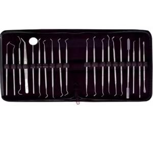 Ensemble manuel de qualité supérieure de 20 instruments dentaires en acier inoxydable, kit conservateur de classe II - Product Image 4