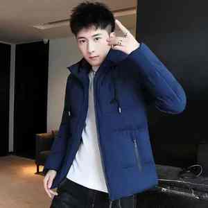 Modern Lightweight Men's down <b>Jacket</b> 2025 Trend <b>Hooded</b> <b>Padding</b> Coat with Heavy Youth Style - Product Image 4