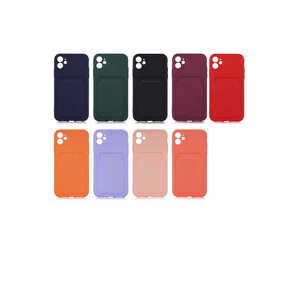 Netzy Lilac SAFA Ofix Series Coque en silicone fine pour iPhone 11 7 Plus SE - Housse de protection antichoc de qualité supérieure - Product Image 3