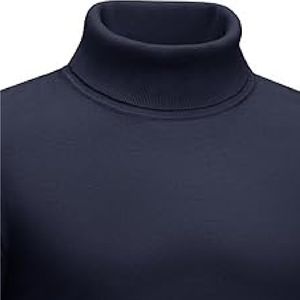 Nouveau gros bonne qualité Polyester couleur unie pull pull hommes col rond épais printemps chandails - Product Image 2