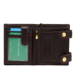 Portefeuille en cuir PU sur mesure de qualité supérieure pour hommes porte-cartes de poche mince portefeuille en cuir de Style d'affaires sur mesure - Product Image 5