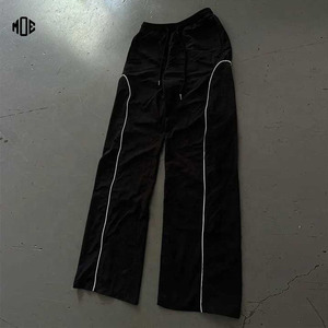 Pantalones Deportivos Casuales de Talla Grande para Hombre, Bordados, Holgados, Impermeables, de Secado Rápido, Transpirables, de Nailon, Cintura Media - Product Image 4