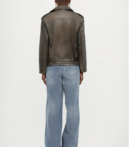 OEM mejores chaquetas de invierno de las mujeres delgadas de cuero personalizado último diseño chaqueta de cuero genuino Mujer - Product Image 2