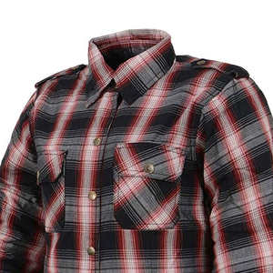 Custom Logo Men Motorbike Flannel <b>Shirt</b> / Latest Design Men Cotton Motorbike Flannel <b>Shirt</b> at Qasaab Gloves Company - Product Image 5