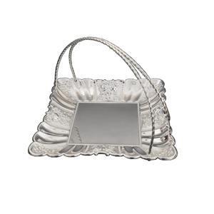 Indian Handcrafted Prettiest <b>Wedding</b> Decorative <b>Gifts</b> Metal <b>Hamper</b> Food Candy And Chocolate Serving Tray - Product Image 6