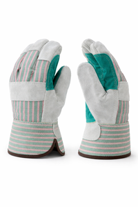 ถุงมือทำงานหนังหุ้มฉนวนบุขนแกะ ป้องกันมือสำหรับงานก่อสร้าง อุตสาหกรรม ผลิตแบบ OEM - Product Image 2