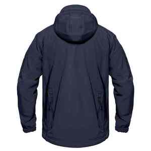 Veste coupe-vent personnalisée en gros veste à glissière pour hommes 100% polyester manteau coupe-vent pour hommes pour le camping et la randonnée - Product Image 4