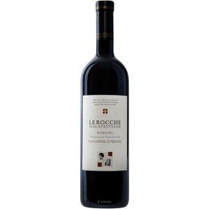 Il Novilunio Romagna Sangiovese DOC Red <b>Wine</b> Refined Fruity Italian 750ml 6 Bottles Per Box-Le Rocche - Product Image 1
