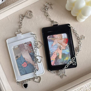 Porte-clés K-<span class=keywords><strong>pop</strong></span> tendance en cuir PU, accessoires de sac, mini album photo, breloques de sac à main, porte-cartes photo K-<span class=keywords><strong>pop</strong></span> - Product Image 5