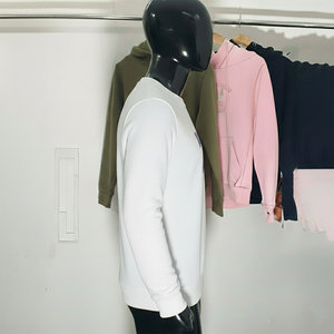 Sudadera con Capucha de Felpa con Estampado Puff, Tejido Vintage, Logotipo Personalizado, Unisex, Al Por Mayor, Cuello Redondo, Lavado Ácido - Product Image 2