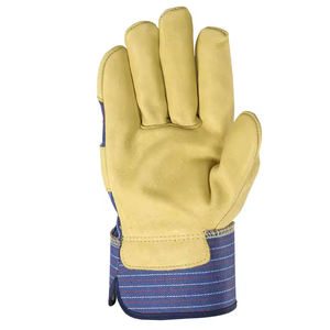 Guantes de Soldadura de Cuero de Primera Calidad, Secado Rápido, Antiestáticos, con Puño de Seguridad, para Trabajo Industrial y de Construcción, Venta al Por Mayor - Product Image 3