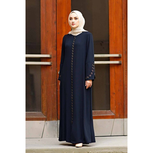 Nouvelle saison vêtements islamiques d'hiver pour femmes robe Abaya caftan tunique Dubaï mode islamique musulmane robes islamiques de fabrication turque - Product Image 4