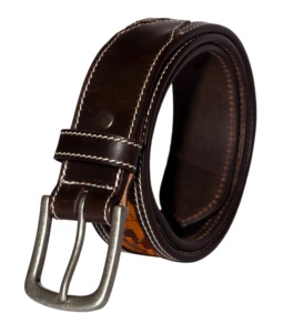 Wholesale Luxury Fashion Business Style Handmade Embroidery Design Logo Option Customizable OEM Genuine <b>Leather</b> Belts - Product Image 2