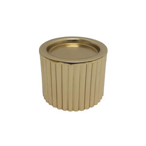 Nouveau décoratif métal bougie pilier support or fini pour la maison mariage noël table éclairage décor à la main en vrac - Product Image 4