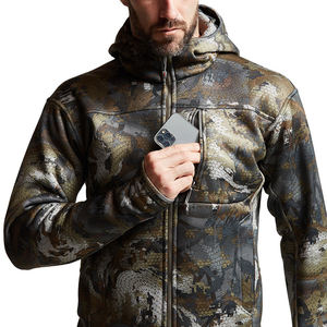 Waterfowl Timber Hunting <b>Hoodies</b> Windproof Polyester Knit Fabric Durable Insulated Fleece Lined Hood Hunting Jacket - Product Image 4