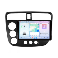Autoradio Android 15 8 cœurs Écran IPS pour HONDA CIVIC LHD 2001-2005 Lecteur multimédia de voiture avec GPS WiFi 4g Lte