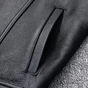 Diseño personalizado para hombre invierno ecológico gran oferta Diseña tu propio Chaleco de cuero transpirable protector de ajuste perfecto de alta calidad hecho - Product Image 5