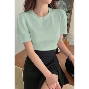 T-shirts pour jeunes en gros 100% coton T-shirt à col rond blanc T-shirt à manches courtes respirant personnalisé - Product Image 1